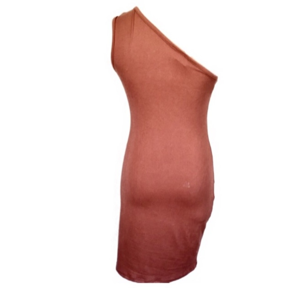 SOLD Pink Off the Shoulder Tunic Dress - Picture 2 of 2